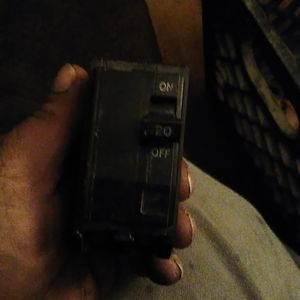 Square D QO220 2 Pole 20 Amp Plug In Circuit Breaker HACR Type ~ 120/240